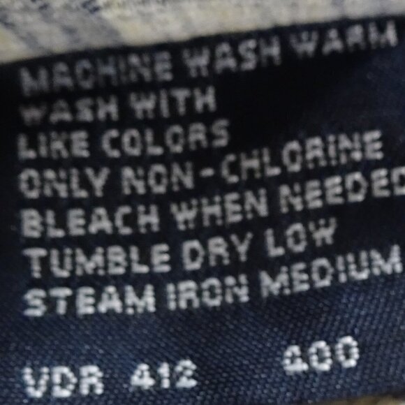 Nautica Blue/Tan L/S Button Down Shirt X-Large - Picture 6 of 6